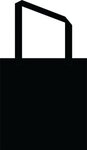 Sublimated Non-Woven Value Tote - Black