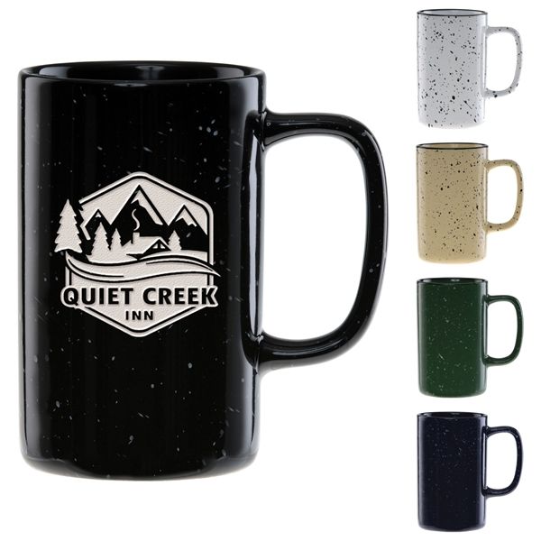 Coffee Cup Tall Camper Collection - Deep Etched 18 oz