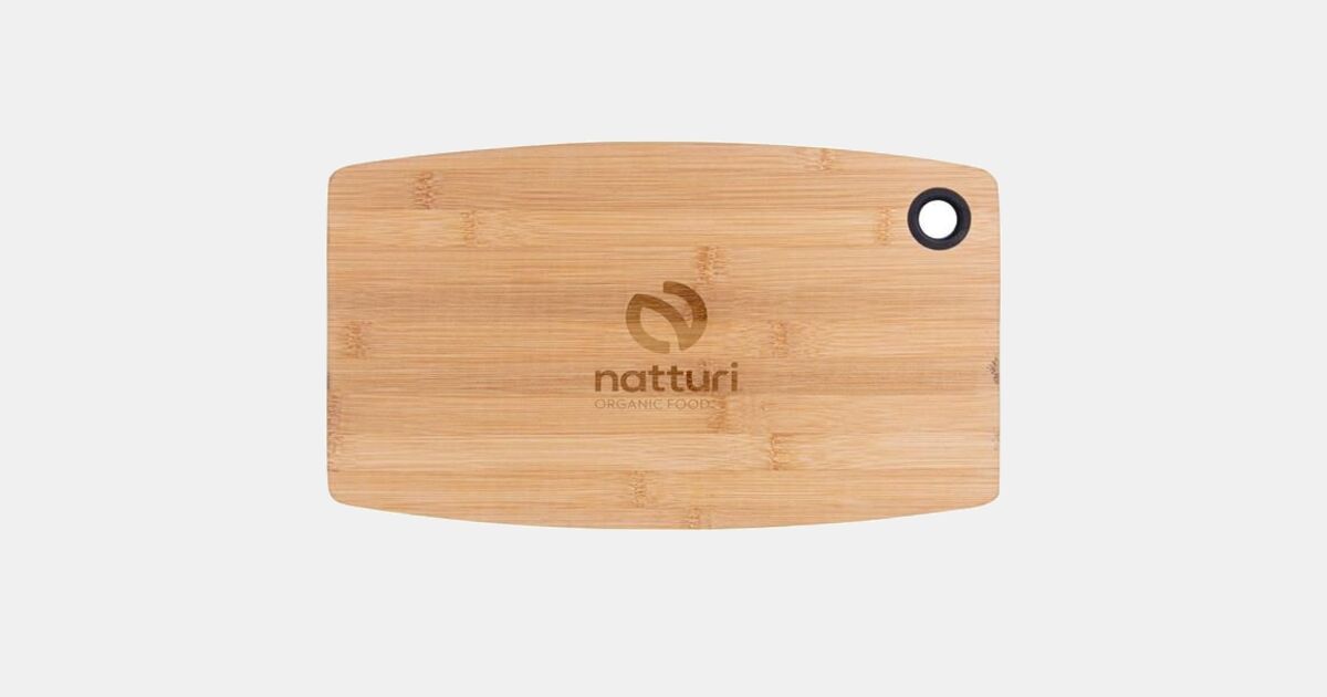 Bamboo Cutting Board with Silicone Ring