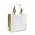 Tote bag with choice of trim color - Gold