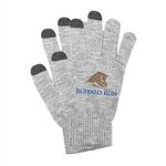 Touch Screen Gloves, Full Color Digital - Gray