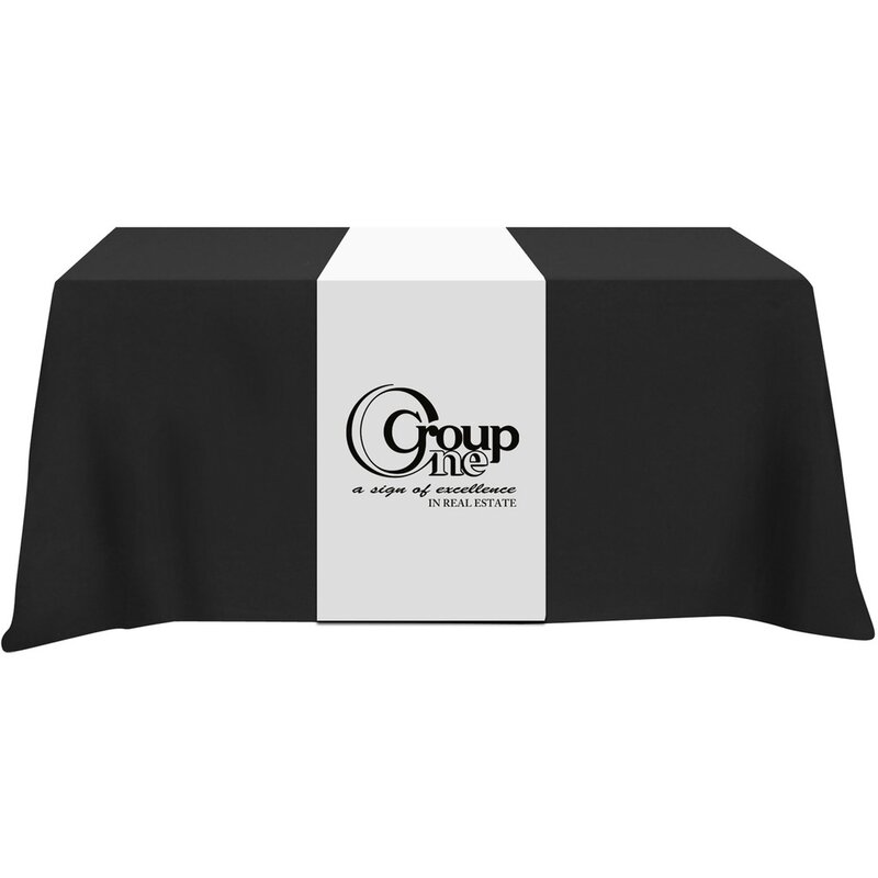 Main Product Image for Trade Show Table Runners Screen Printed Poly/Cotton Twill