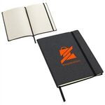 Vaquero Recycled Leather Journal - Medium Black