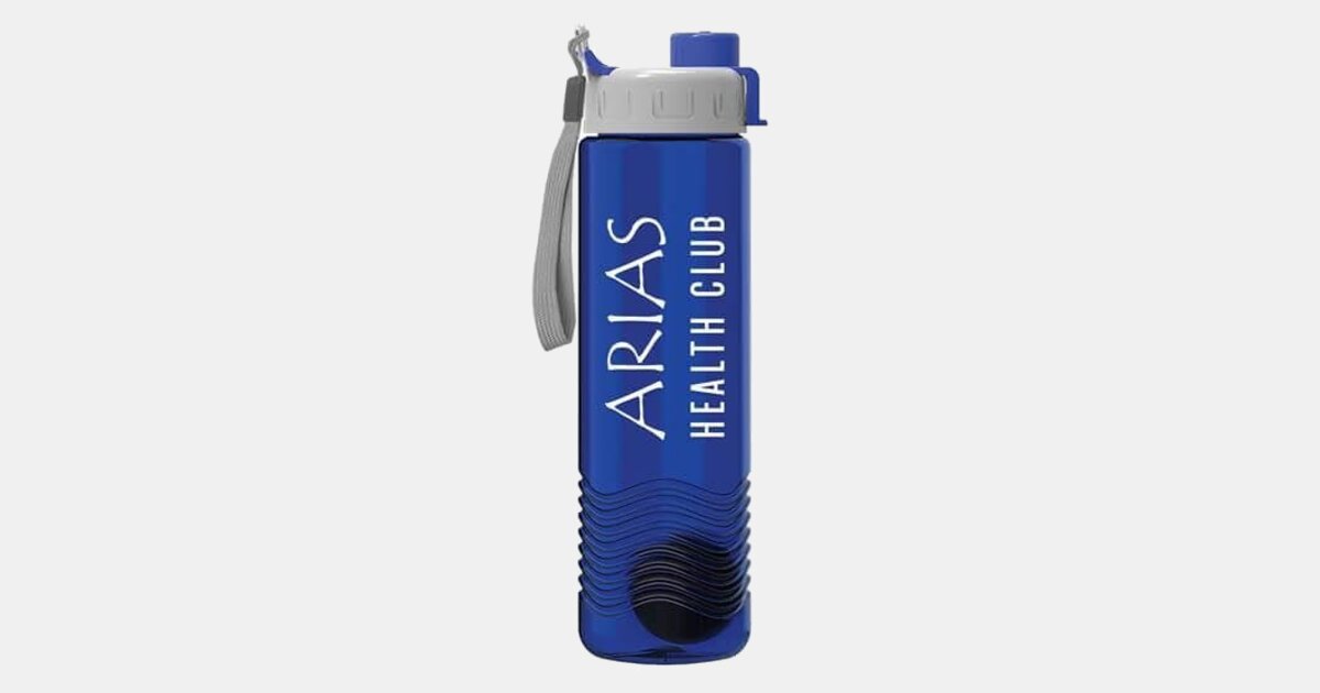 The Wave 24 Oz Tritan Shaker Bottle - Quick Snap Lid with your logo ...