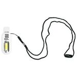 Whistle/COB Light Lanyard - White