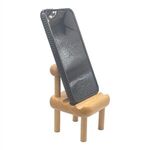 Wooden Chair Phone Holder -  