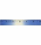 Wooden Mood Ruler - 6" - Blue to White