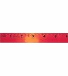 Wooden Mood Ruler - 6" - Tropical Red to Orange