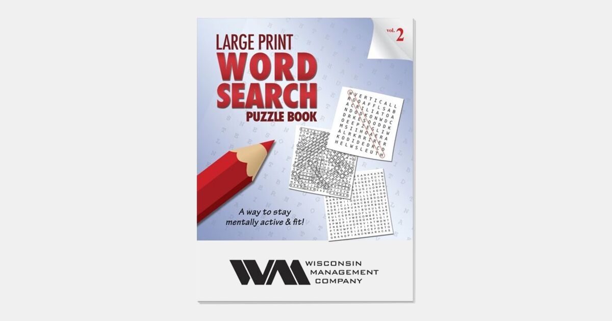 Word search volume 2 with your logo imprintlogo
