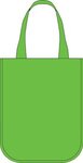 Yuma Sublimated Non-Woven Curve Bottom Tote - 2-Sided - Lime