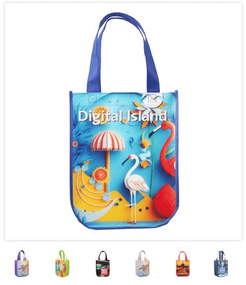 Main Product Image for Yuma Sublimated Non-Woven Curve Bottom Tote