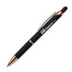 Zenith Tri-Softy Rose Gold w/Stylus - Black