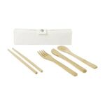 Buy Custom Imprinted Zero-Waste Bamboo Utensil Kit