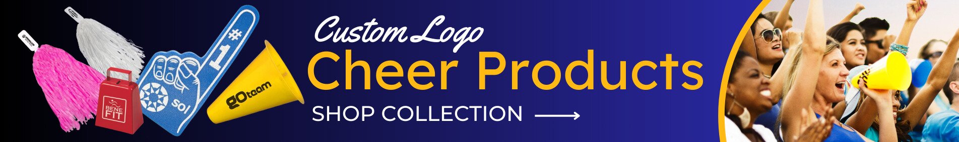 custom logo cheer products