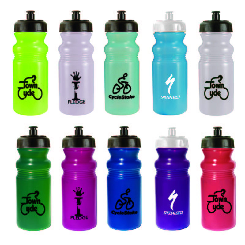 Water Bottle Sun Fun Cycle Bottle 20 oz | ImprintLogo.com