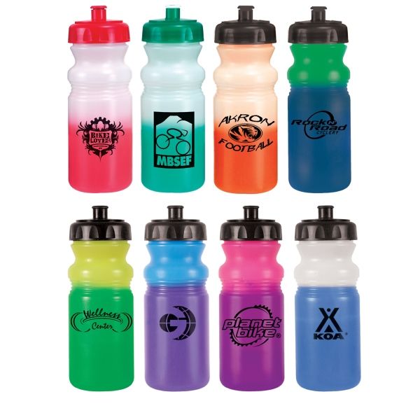 Water Bottle Color Changing Cycle Bottle 20 oz | ImprintLogo.com